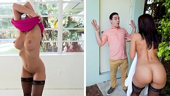 BANGBROS – Big Tits MILF Rachel Starr Catches Peter Green Spying On Her, Has Threesome With Dillion Carter