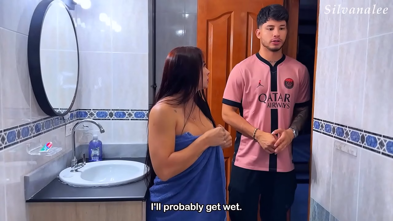 Enteado de pau grande aproveita que a madrasta está sozinha em casa – Danner Mendez / Silvana Lee